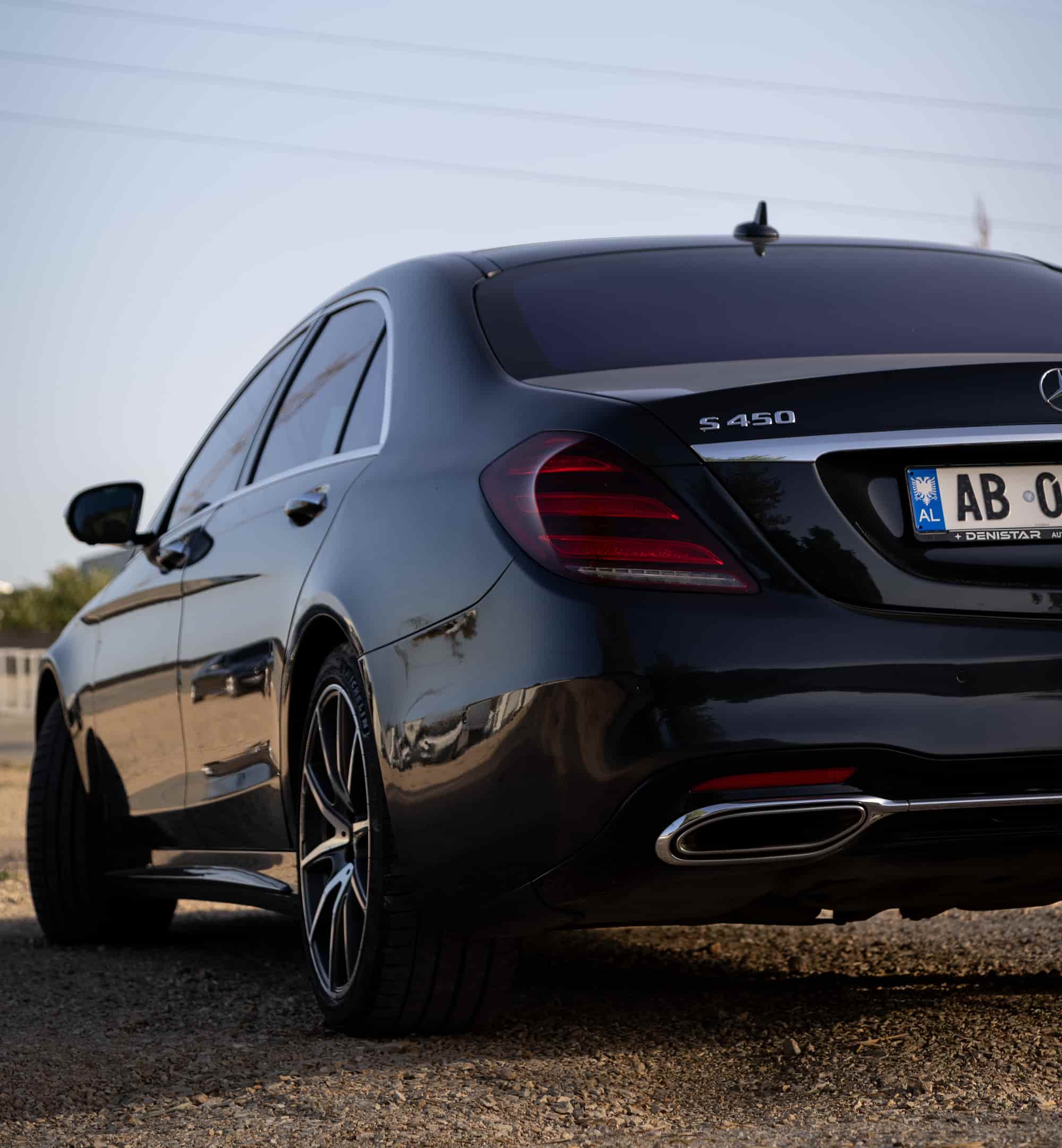 Luxury Mercedes S-Class for rent in Tirana Albania